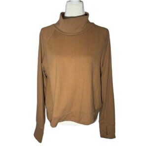 Women's Kyodan Outdoor Wide/Turtle Neck Pullover - Tan - Size XL